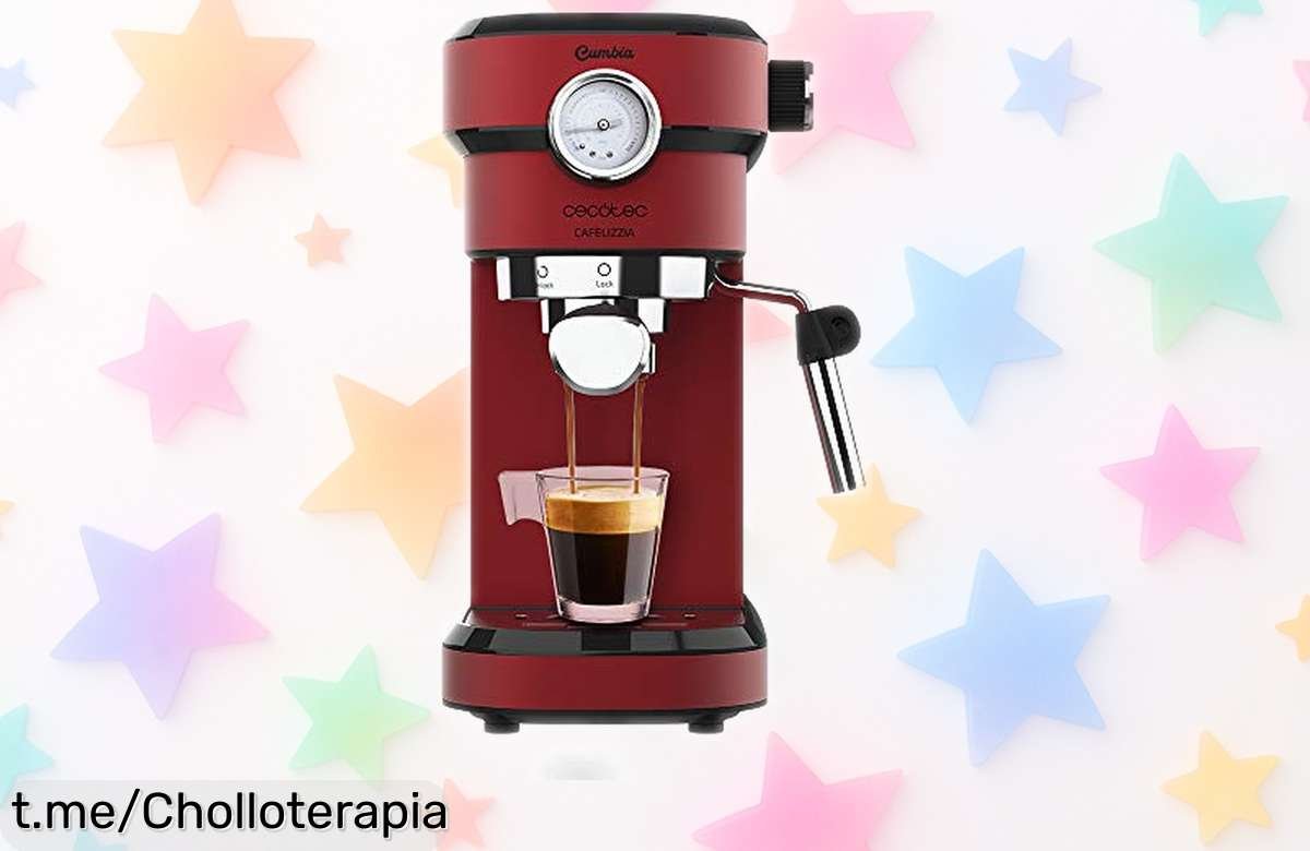 Cafetera express Cecotec con 20 bares de presión y vaporizador: precio rebajado, un super chollo para disfrutar el café como en tu bar favorito ¡Aprovecha que vuelan las unidades!