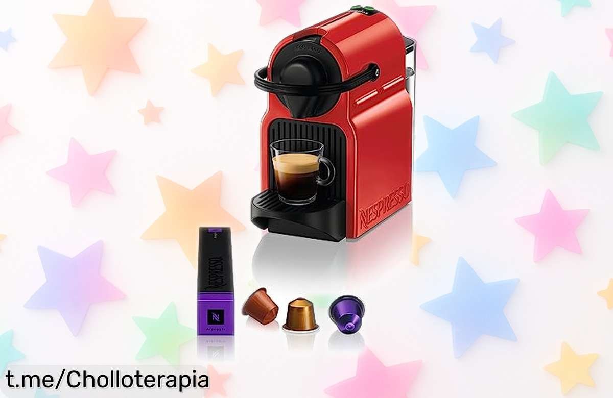 Cafetera monodosis Nespresso Inissia, precio rebajado que no vas a creer; sabor de bar en casa en solo 25 segundos, ¡no te quedes sin la tuya y despierta tus mejores momentos!