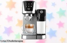 Cafetera semiautomática de 20 bares para cafés cremosos que iluminan tu día, ¡rebajada a precio de ganga! No dejes escapar este super chollo y disfruta cada sorbo.