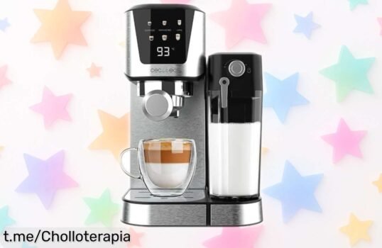 Cafetera semiautomática de 20 bares para cafés cremosos que iluminan tu día, ¡rebajada a precio de ganga! No dejes escapar este super chollo y disfruta cada sorbo.
