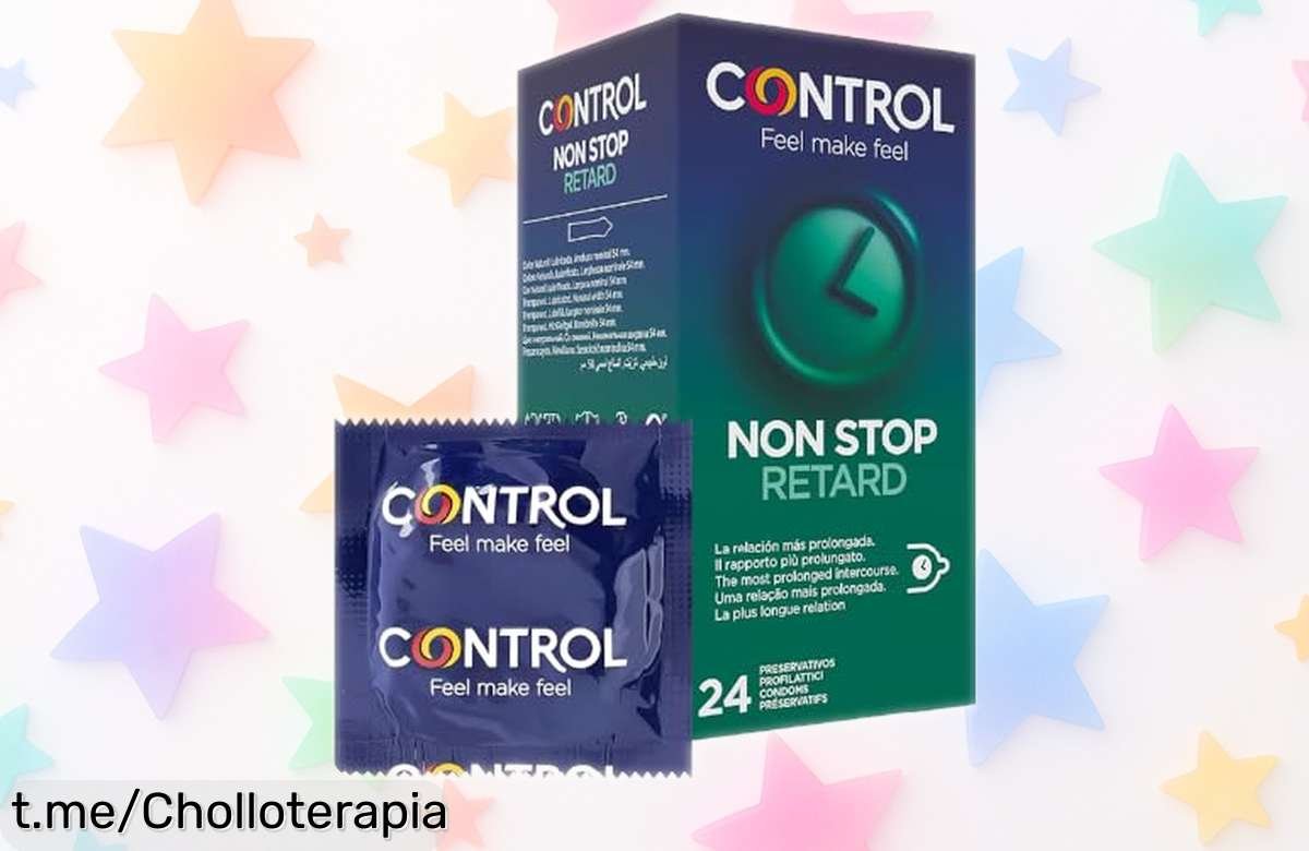 Caja de condones Control Non Stop, un oferta limitada que alarga el placer y trae seguridad a tus momentos más intensos. No te lo pierdas o podrías arrepentirte.