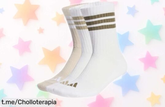 Calcetines deportivos adidas con amortiguación de lujo, ¡super precio rebajado! No esperes más para disfrutar comodidad y estilo durante todo el día. ¡Consigue los tuyos ya!