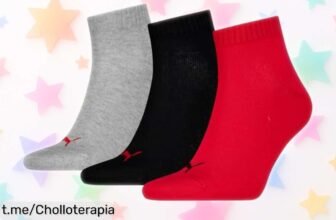 Calcetines unisex Puma ligerísimos con soporte y ventilación, rebajados por tiempo limitado ¡No te pierdas este super chollo para sentirte imparable en cada paso!