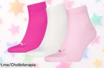 Calcetines unisex Puma para gimnasio y running en rosa lady, ¡rebajados a precio muy bajo! No dejes pasar este super chollo y dale estilo a tus pasos hoy mismo.