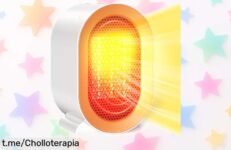 Calefactor cerámico PTC 1200W, el super chollo que calienta en solo 2 segundos. ¡No te quedes helado y aprovecha su precio rebajado antes de que se acabe!