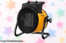 Calefactor cerámico SIAL que calienta en 3 segundos, ahora a un precio rebajado que no creerás. ¡No dejes pasar esta oportunidad y siente el calor donde más lo necesitas!