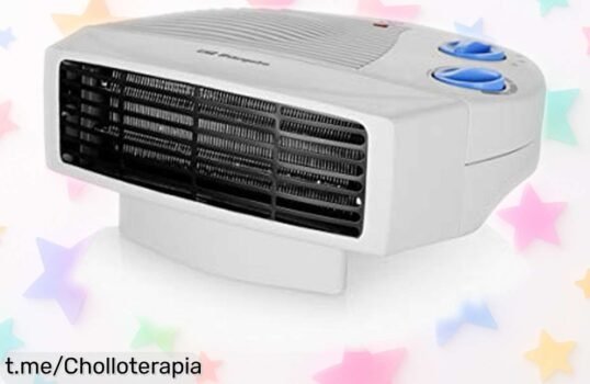 Calefactor eléctrico Orbegozo de 2000 W para calentar al instante tu hogar a un precio muy bajo; siente el calor abrazador antes que se agoten, ¡no te quedes sin el tuyo!