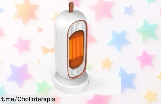 Calefactor portátil bajo consumo que calienta en 2 segundos, ¡super chollo a precio rebajado solo por tiempo limitado! No dejes que el frío te atrape, actúa ya y siente el calor.