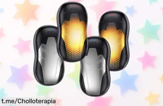 Calentador de manos recargable FANDLISS a un precio rebajado, pack de cuatro para mantener el calor en tus días fríos. ¡No te quedes sin el tuyo y disfruta del confort ya!