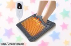 Calentador de pies eléctrico Olycism: ¡Siente el calor en tus piernas con 6 ajustes increíbles y un precio rebajado que no puedes dejar pasar! Corre, se agotan rápido.