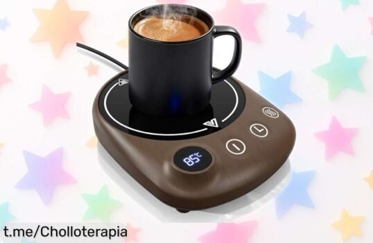 Calentador de tazas con 4 temperaturas ajustables: rebajado a un precio loco por tiempo limitado, ¡disfruta cada sorbo como nunca antes y no te quedes sin el tuyo!