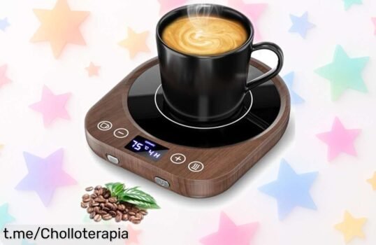 Calentador de tazas con 9 ajustes de temperatura para que tu café esté perfecto, ahora a un precio rebajado ¡No te lo pierdas y disfruta cada sorbo caliente ya!