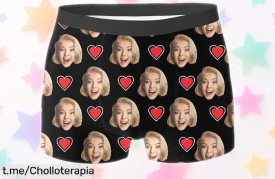 Calzoncillos personalizados con foto para hombre, el regalo más divertido que hará reír a tu pareja; ¡aprovecha este super chollo antes de que se agoten y sorprende con estilo!