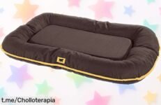 Cama para perro grande Ferplast, resistente y lavable, ahora con precio rebajado: el descanso que tu mascota merece y tú no puedes dejar pasar.