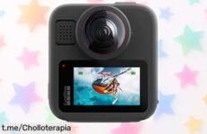 Cámara de acción 360° GoPro con vídeo 8K y lentes intercambiables, rebaja loca que no puedes dejar pasar para inmortalizar tus mejores momentos. ¡Aprovecha ya esta oferta y crea recuerdos increíbles!