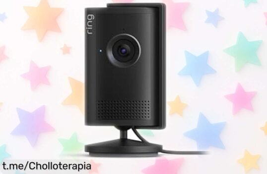 Cámara de seguridad interior Plus, imagen 2K, escucha y habla desde el móvil; ¡aprovéchate de este super chollo que cuida tu hogar por un precio increíble!