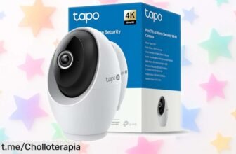 Cámara de vigilancia WiFi Tapo 4K a precio loco, descubre el super chollo que hará sentirte seguro en tu hogar las 24 horas. ¡No dejes pasar esta oportunidad y protege lo que amas!