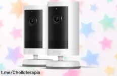 Cámara exterior Ring Plus 2K a un precio rebajado que no podrás creer, controla tu seguridad y siente la tranquilidad de estar conectado. ¡Hazla tuya antes de que sea tarde!