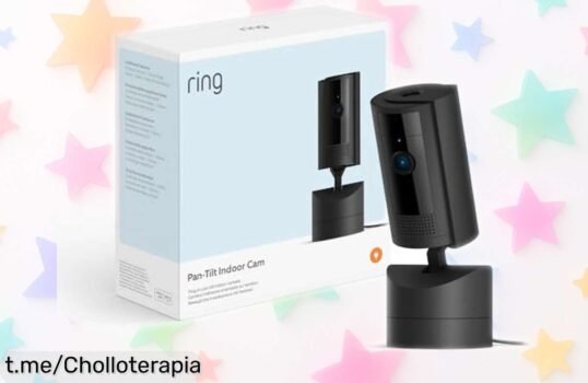 Cámara interior orientable Ring con video HD, cuida a los tuyos desde el móvil y aprovecha este super chollo en oferta limitada, ¡no te quedes sin ella!