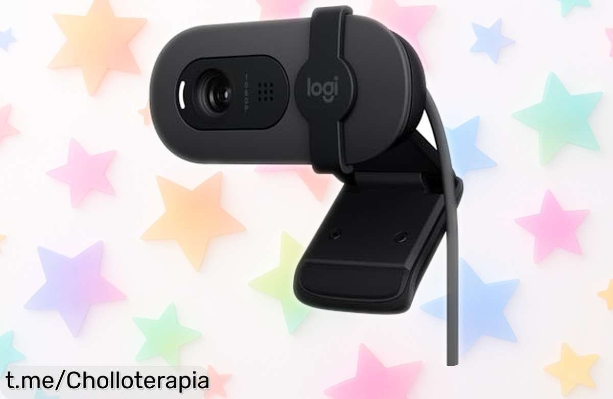 Cámara web Logitech Brio Full HD con luz automática: disfruta de un super chollo en calidad y privacidad, ¡brilla en tus videollamadas sin preocupaciones hoy mismo!