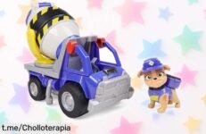 Camión hormigonera de Rubble y Patrulla Canina en precio rebajado, ¡no te quedes sin este super chollo que llenará de alegría a tus peques ahora mismo!