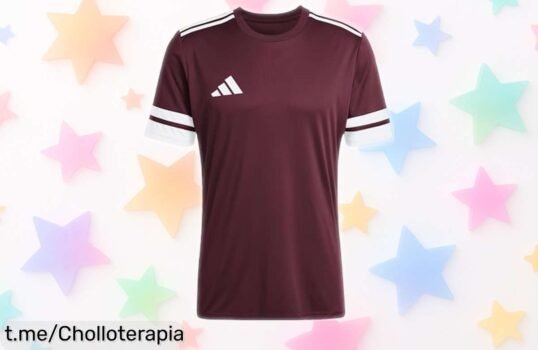 Camiseta Adidas Squadra para hombre con ajuste perfecto, ahora a precio loco; no dejes escapar este super chollo por tiempo limitado y siente la energía al máximo hoy mismo.