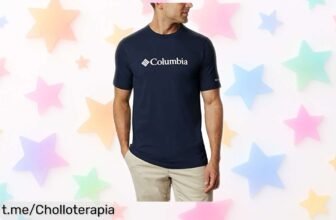 Camiseta Columbia de manga corta y logo auténtico a precio de ganga, ¡aprovecha este super chollo para lucir con estilo y frescura antes que se acabe!