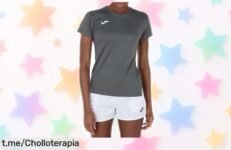 Camiseta Joma Combi Antracita ¡Aprovecha este precio loco y disfruta de cada movimiento sintiéndote fresca y libre!