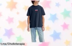 Camiseta Levi's con logo espectacular, oferta limitada que no puedes dejar pasar; atrévete a vivir la frescura y originalidad de este súper chollo ya mismo.