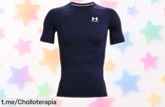Camiseta Under Armour para hombre, tecnología antiolor y frescura sin igual, ahora a un precio rebajado que no querrás dejar pasar ¡Corre antes de que se acabe y siente la diferencia!