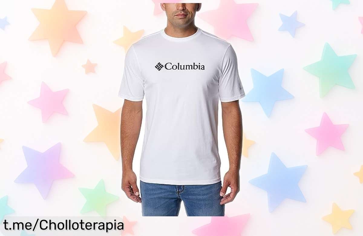 Camiseta de manga corta Columbia para hombre a precio loco, estilo moderno y calidad que perdura. ¡Aprovecha esta rebaja brutal y marca la diferencia en tu look casual ya!