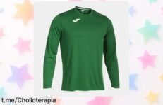 Camiseta deportiva Joma de manga larga para hombre, ¡rebajada a precio loco! Disfruta de movimiento y frescura sin límites. Esta oferta solo es por tiempo limitado, no te quedes sin la tuya.