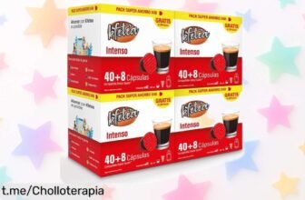 Cápsulas Intenso Kfetea para Dolce Gusto, disfruta de un café intenso y delicioso en casa a precio rebajado, ¡aprovecha esta oferta limitada antes de que se esfume!