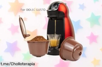 Cápsulas de café reutilizables para Nescafé Dolce Gusto: deja que tu taza brille y aprovecha este precio rebajado antes de que se agote, ¡no te lo puedes perder!