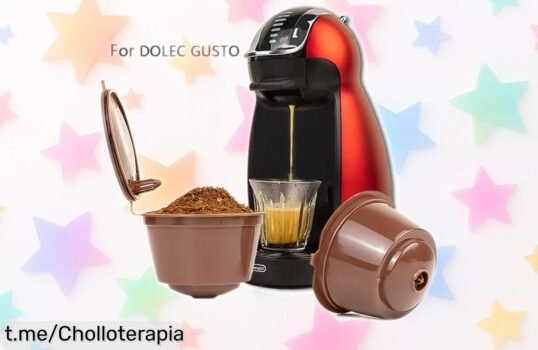 Cápsulas de café reutilizables para Nescafé Dolce Gusto: deja que tu taza brille y aprovecha este precio rebajado antes de que se agote, ¡no te lo puedes perder!