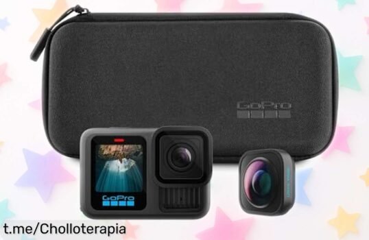 Captura cada momento épico con la cámara de acción GoPro: vídeo 5.3K ultra estable a precio muy bajo. ¡No te pierdas este super chollo y presume tus mejores vídeos ya!