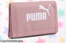 Cartera Puma con cierre seguro y monedero, ahora a un precio rebajado que vuela, ¡disfruta de cada momento sin preocupaciones!