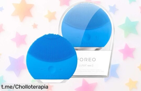 Cepillo limpiador facial eléctrico Foreo Luna mini: limpieza profunda y masaje a precio rebajado, ¡un super chollo que tu piel y tu bolsillo adorarán!