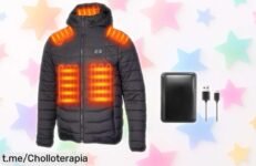 Chaleco térmico para hombre con 15 zonas de calor y batería potente a precio rebajado, ¡no te quedes sin sentir el calor en los días fríos!