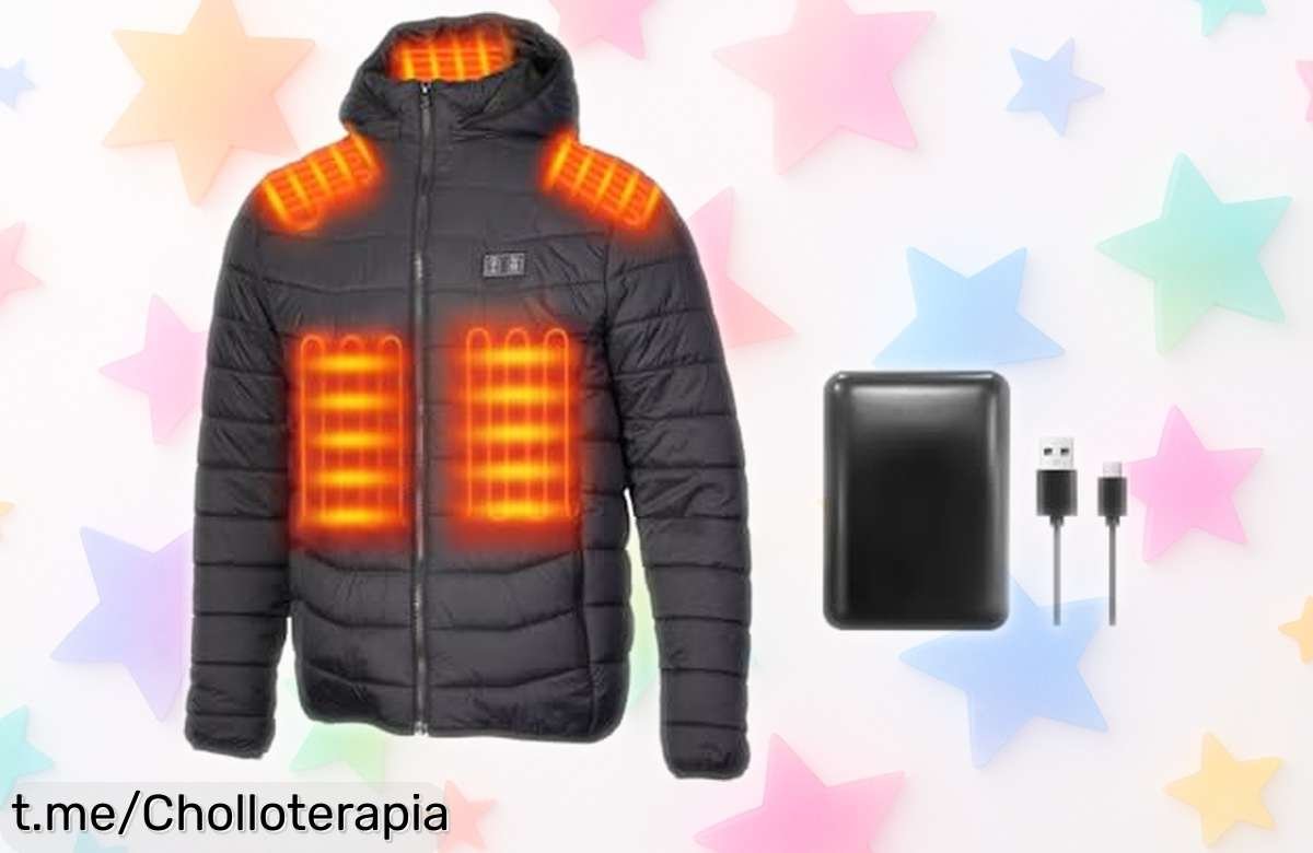 Chaleco térmico para hombre con 15 zonas de calor y batería potente a precio rebajado, ¡no te quedes sin sentir el calor en los días fríos!