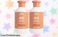 Champú nutritivo Wella INVIIGO para un cabello radiante: repara y revitaliza tu pelo dañado. ¡Hazte con el pack de 2 a precio rebajado, no te lo pierdas!