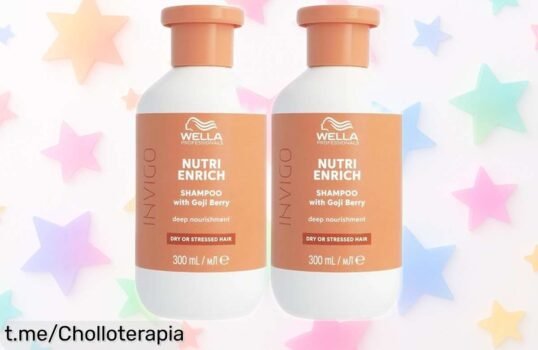Champú nutritivo Wella INVIIGO para un cabello radiante: repara y revitaliza tu pelo dañado. ¡Hazte con el pack de 2 a precio rebajado, no te lo pierdas!