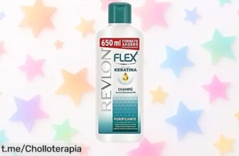 Champú purificante Revlon Flex para pelo graso a precio rebajado, elimina residuos y fortalece tu cabello. ¡No dejes pasar este super chollo! Dale vida a tu melena ya mismo.