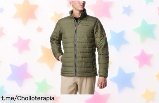 Chaqueta Columbia repelente al agua y calentita, ¡ofertón increíble que no puedes dejar escapar! Prepárate para cualquier clima y disfruta como nunca.
