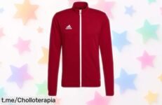 Chaqueta adidas Entrada 22 para hombre en rojo Team Power, ahora a un precio increíble que no podrás dejar pasar. ¡Hazla tuya y deslumbra en cada paso!