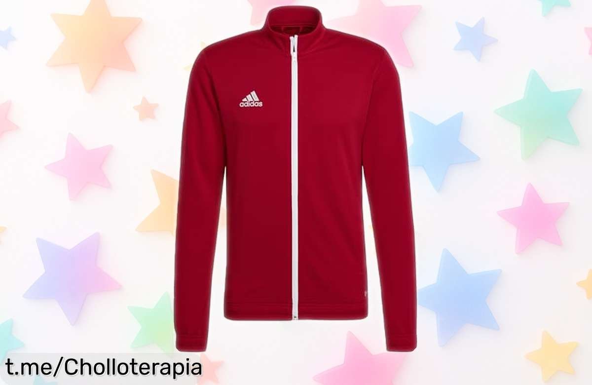 Chaqueta adidas Entrada 22 para hombre en rojo Team Power, ahora a un precio increíble que no podrás dejar pasar. ¡Hazla tuya y deslumbra en cada paso!