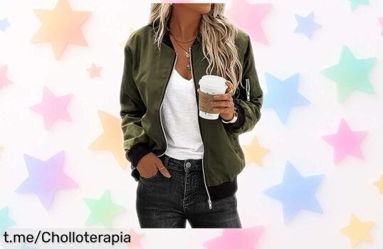 Chaqueta bomber ligera de Zeagoo, super chollo a precio loco: ¡renueva tu estilo esta temporada y no te quedes sin la tuya!