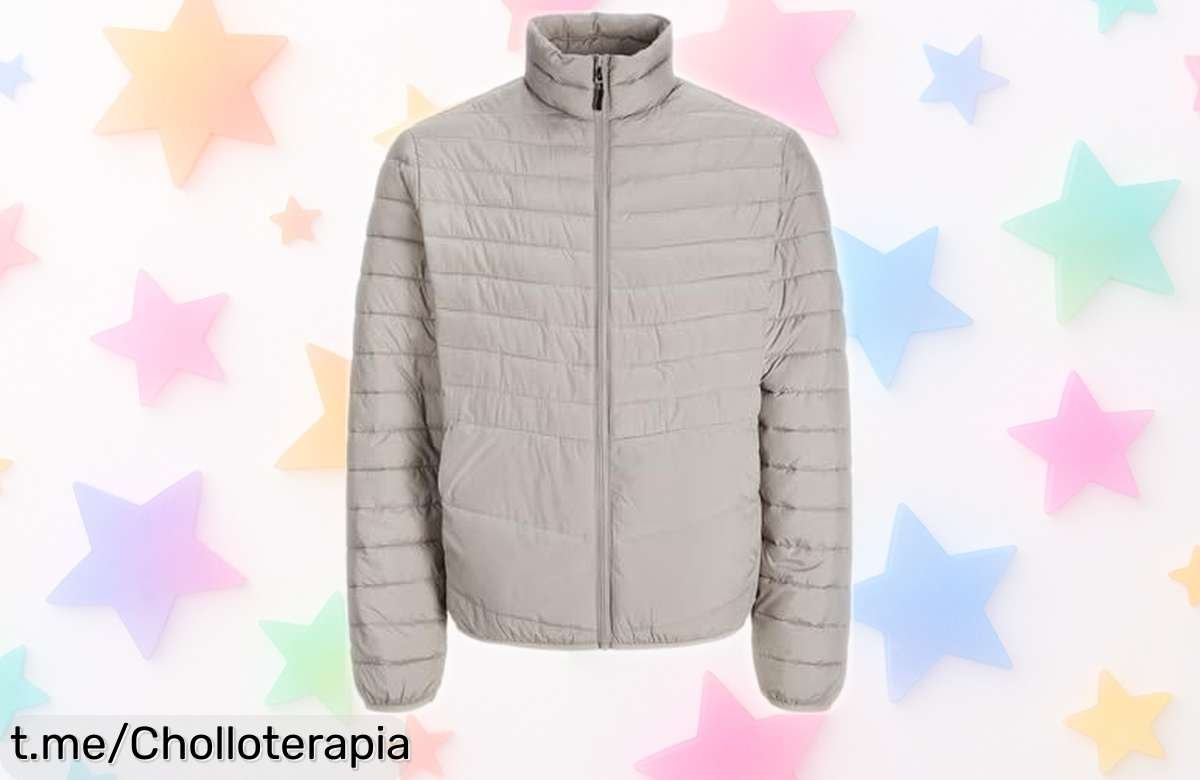 Chaqueta puffer Jack & Jones increíblemente resistente a precio rebajado, ¡será resbalón si no la tienes! Date prisa que vuelan y luce genial clausurando el frío.