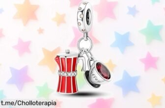 Charm colgante en plata 925 TINSLO con piedras que simbolizan amor y familia a un precio de ganga ¡Hazlo brillar en tu pulsera Pandora y siente la magia ya!