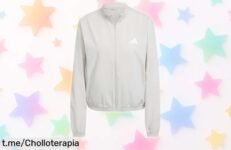Chubasquero adidas para mujer con precio rebajado ¡Aprovecha este descuentazo y siente la frescura en cada movimiento antes que se acabe!